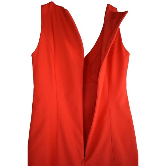 Women's Nanette Lepore Red Drop Waist Dress 2 - Picture 6 of 11